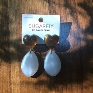 Heart shaped statement earrings from sugarfix